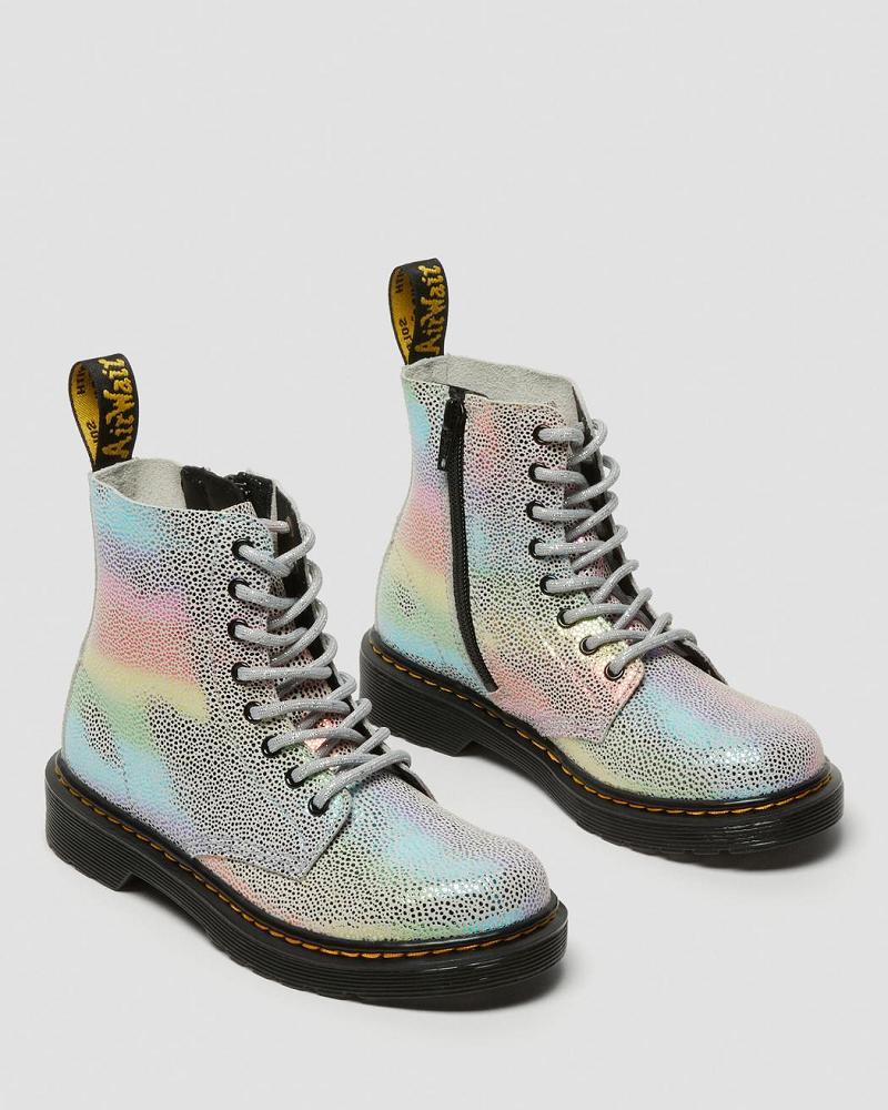 Dr Martens Junior 1460 Pascal Iridescent Veterlaarzen Kinderen Gekleurd | NL 13MQZ